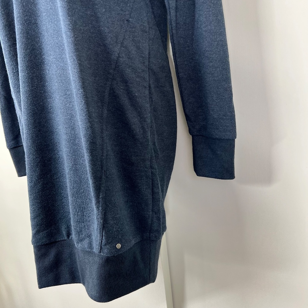 Prana Cozy‎ Up Terry Dress with Lacing and Pockets, XS - Picture 7 of 16